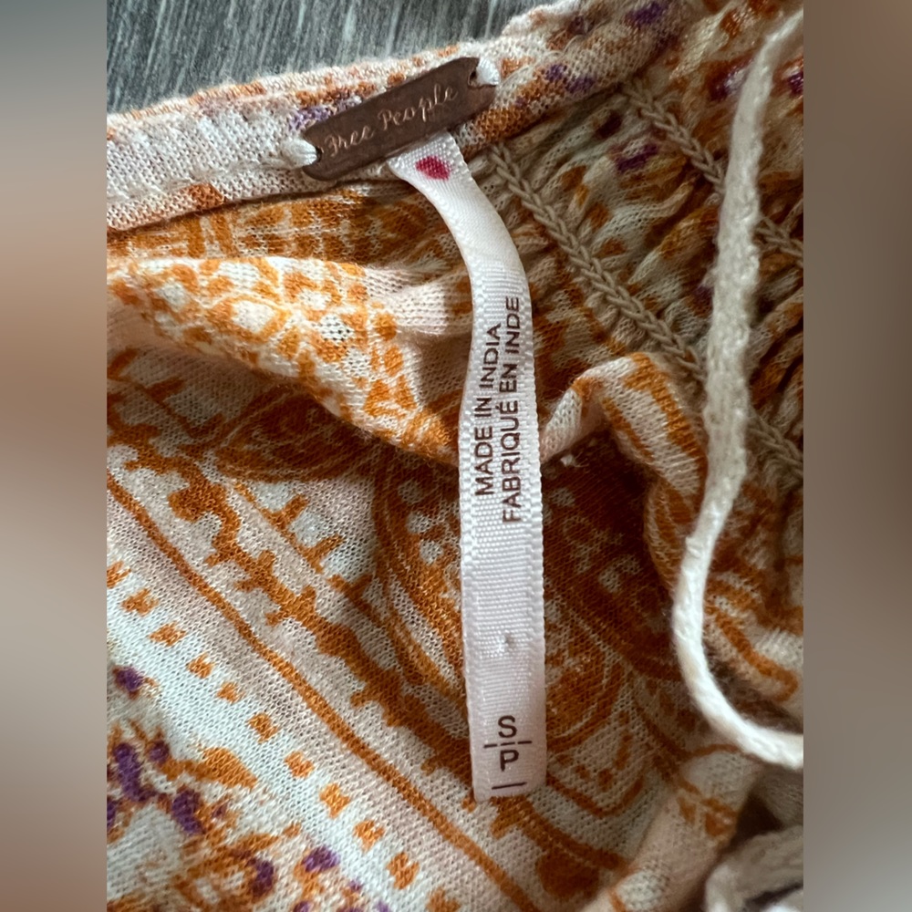 Free People Multicolor Crop Top - Picture 10 of 11